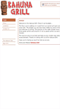 Mobile Screenshot of kahunagrill.com
